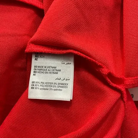 Jenni Women’s Soft Sleep Night Shirt Red Size XS - Picture 4 of 4